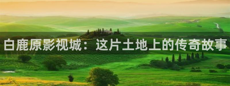 奇优影院电视剧理论免费观看：白鹿原影视城：这片土地上的传奇故事